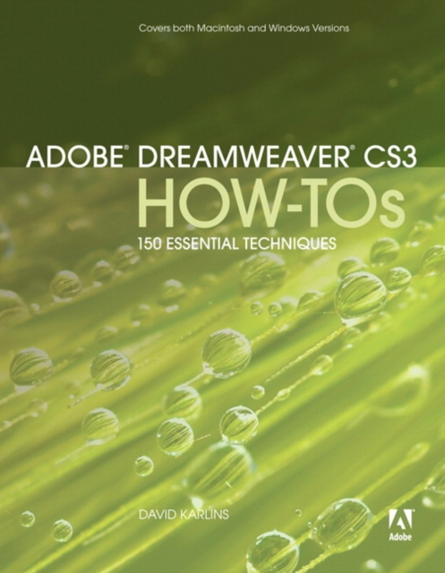 E-kniha Adobe Dreamweaver CS3 How-Tos David Karlins
