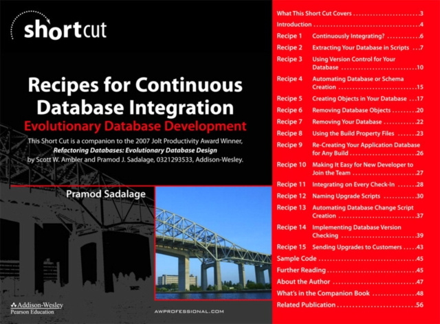 E-book Recipes for Continuous Database Integration Pramod J. Sadalage