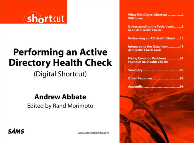 E-kniha Performing an Active Directory Health Check (Digital Short Cut) Andrew Abbate