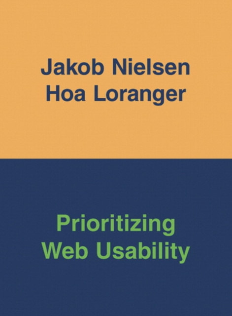 E-knjiga Prioritizing Web Usability Jakob Nielsen
