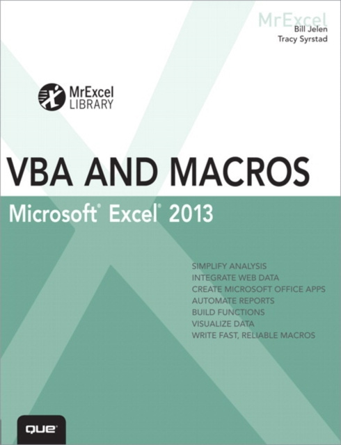E-kniha Excel 2013 VBA and Macros Bill Jelen