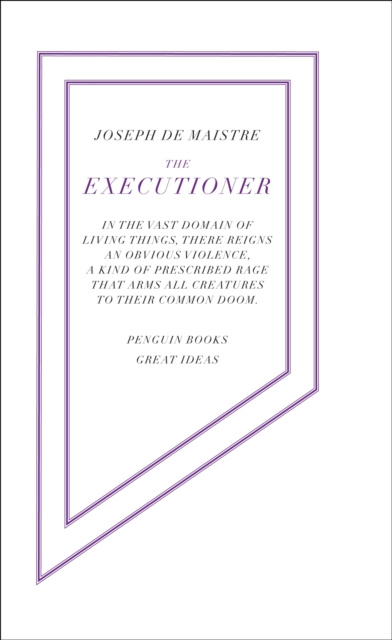 E-knjiga Executioner Joseph de Maistre