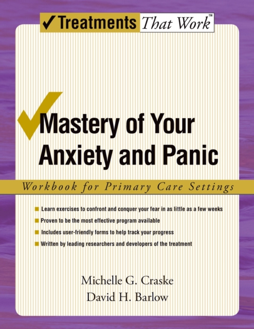 E-kniha Mastery of Your Anxiety and Panic Michelle G. Craske