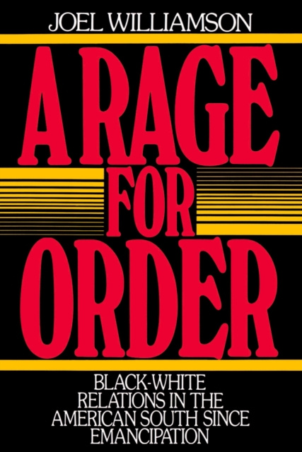 E-book Rage for Order Joel Williamson