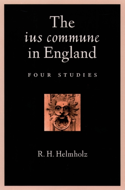 E-kniha ius commune in England R. H. Helmholz