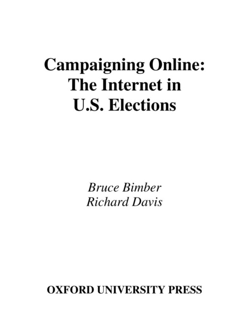 E-kniha Campaigning Online Bruce Bimber