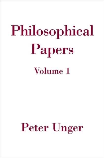 E-book Philosophical Papers Peter Unger