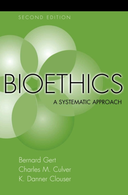 E-book Bioethics Bernard Gert