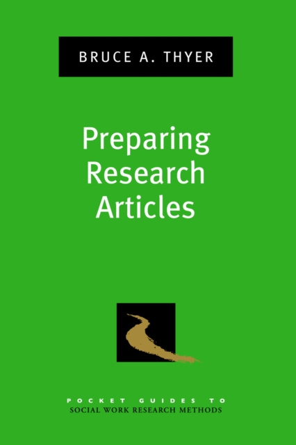 E-kniha Preparing Research Articles Bruce Thyer