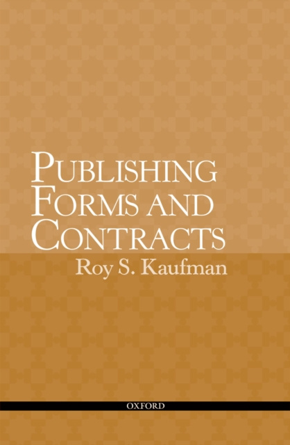 E-knjiga Publishing Forms and Contracts Roy Kaufman