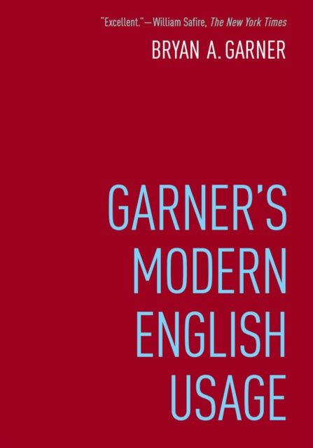 E-kniha Garner's Modern English Usage Bryan Garner