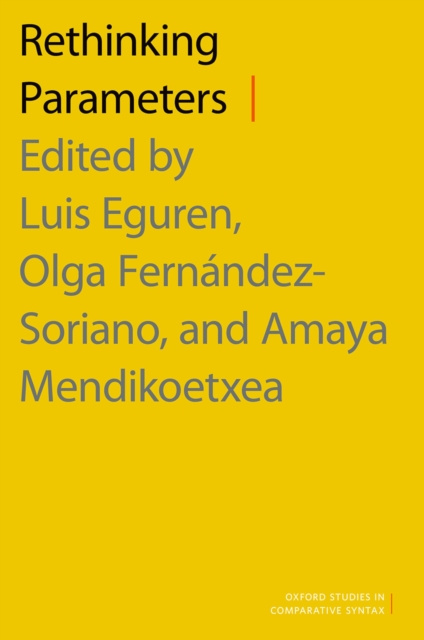 E-kniha Rethinking Parameters Luis Eguren