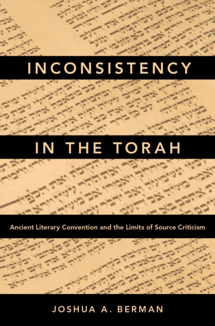 E-book Inconsistency in the Torah Joshua A. Berman