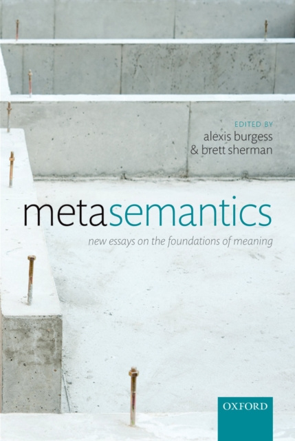 E-book Metasemantics Alexis Burgess