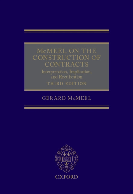 E-knjiga McMeel on The Construction of Contracts Gerard McMeel