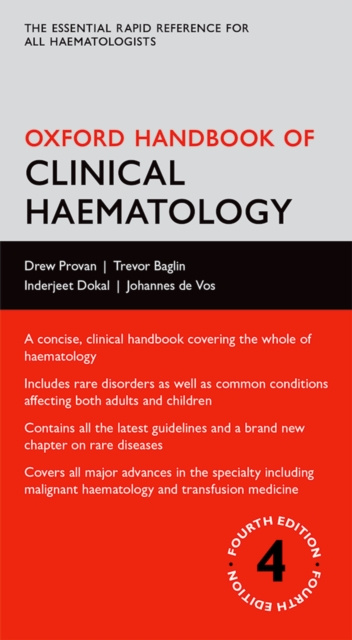 E-kniha Oxford Handbook of Clinical Haematology Drew Provan