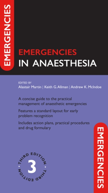 E-book Emergencies in Anaesthesia Alastair Martin