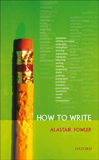 E-book How to Write Alastair Fowler