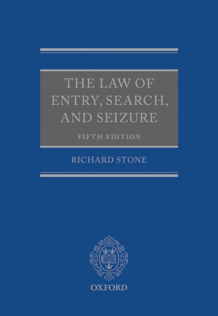 E-kniha Law of Entry, Search, and Seizure Richard Stone