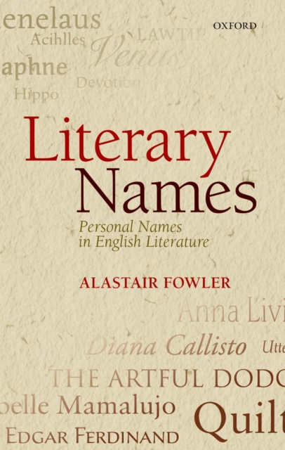 E-book Literary Names Alastair Fowler