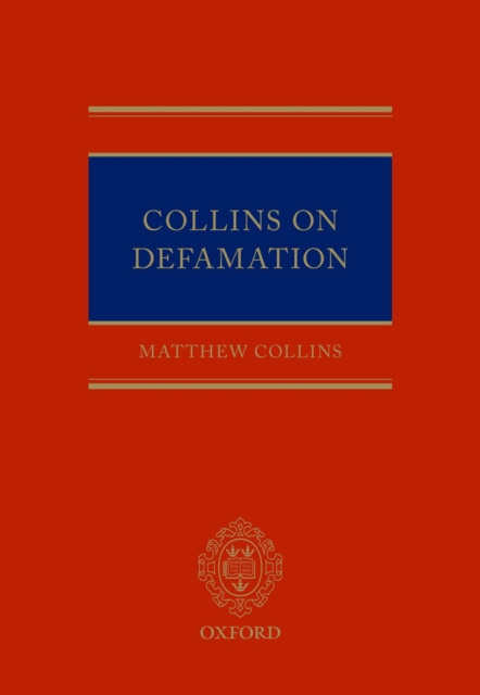 E-kniha Collins On Defamation Matthew Collins