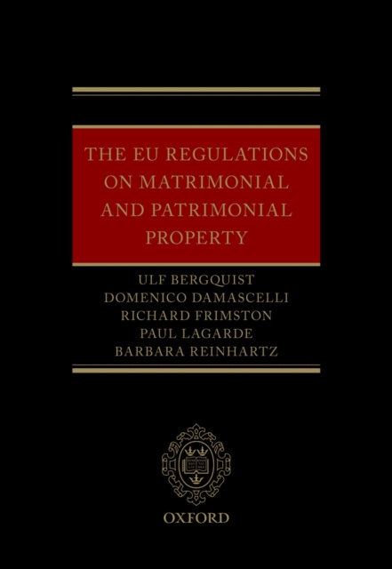 E-kniha EU Regulations on Matrimonial and Patrimonial Property Ulf Bergquist
