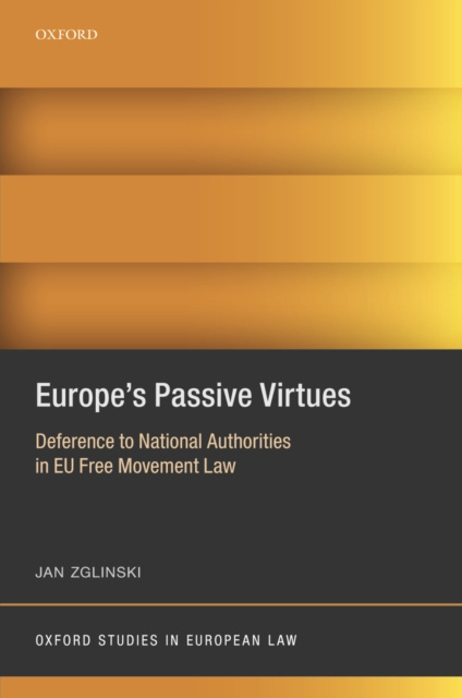Libro electrónico Europe's Passive Virtues Jan Zglinski