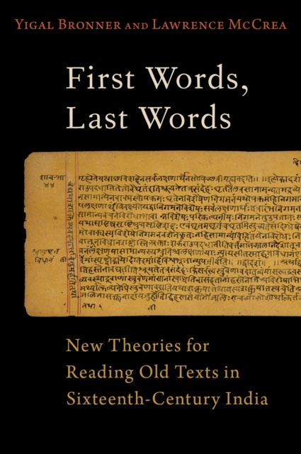E-book First Words, Last Words Yigal Bronner