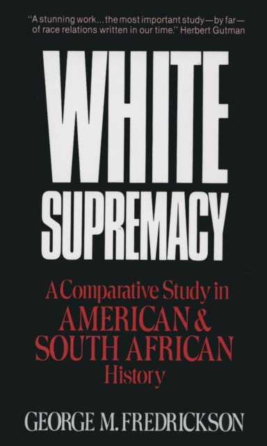E-Book White Supremacy George M. Fredrickson
