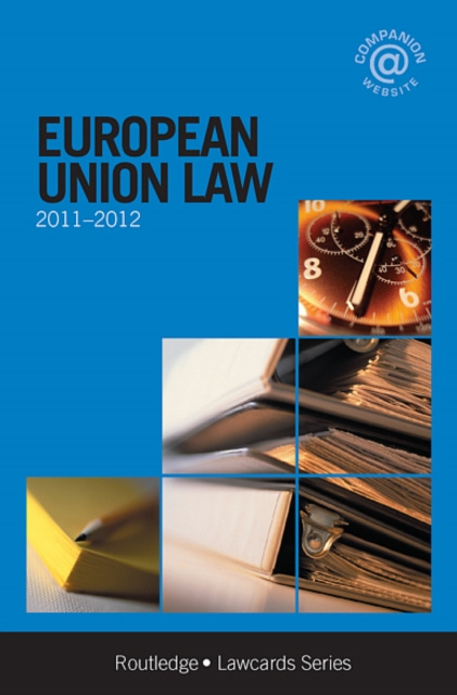 E-book European Union Lawcards 2011-2012 Routledge