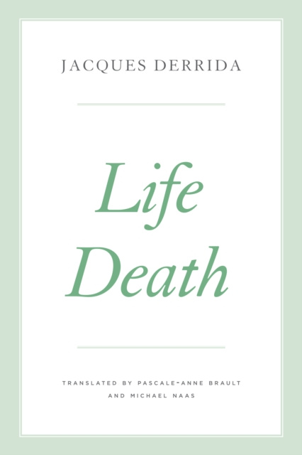 Libro electrónico Life Death Derrida Jacques Derrida