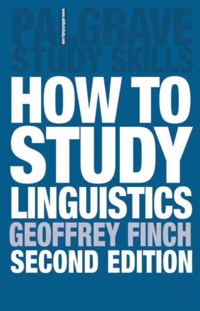 E-kniha How to Study Linguistics Geoffrey Finch
