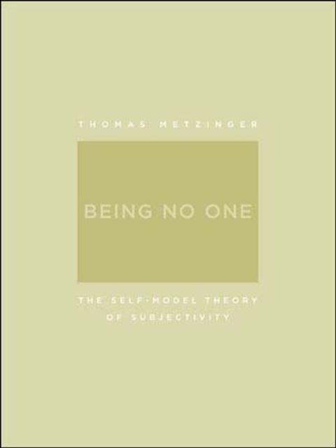 E-kniha Being No One Thomas Metzinger