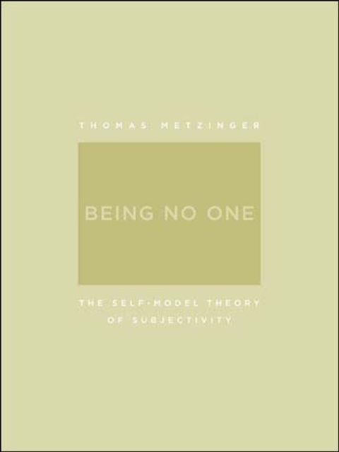 E-book Being No One Thomas Metzinger