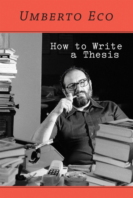 E-kniha How to Write a Thesis Umberto Eco
