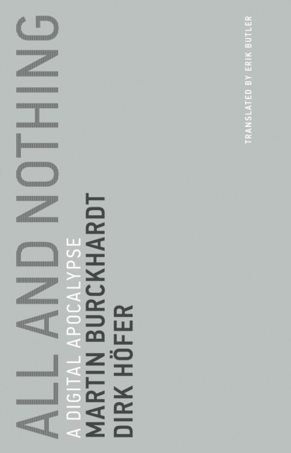 E-kniha All and Nothing Martin Burckhardt
