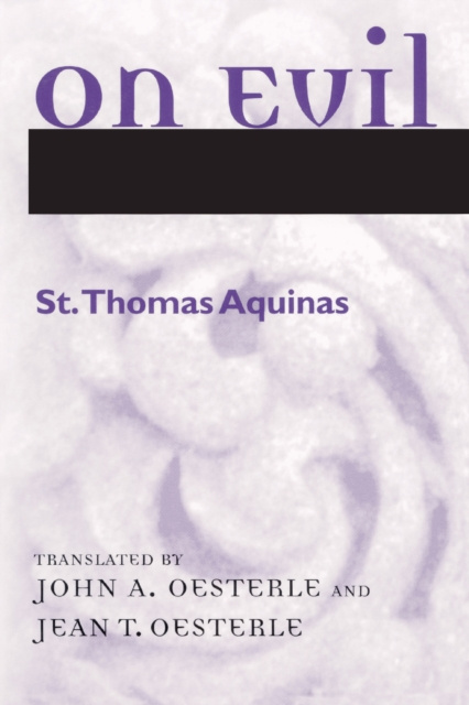 E-knjiga On Evil Thomas Aquinas