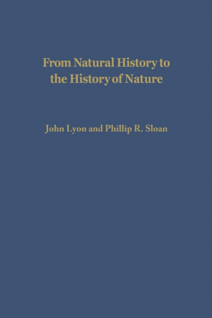 E-kniha From Natural History to the History of Nature John Lyon
