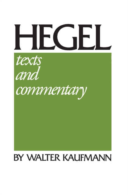 E-knjiga Hegel W. G. Hegel