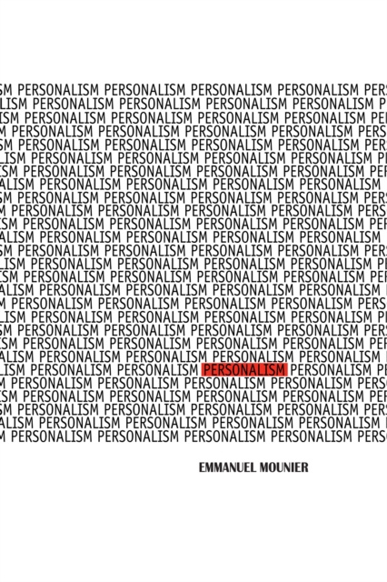 E-knjiga Personalism Emmanuel Mounier