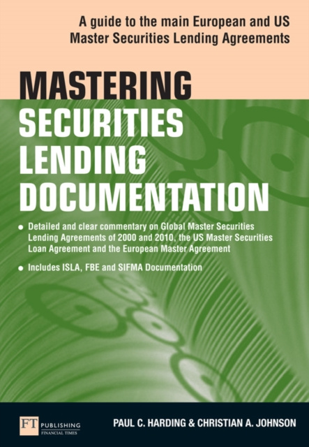 E-book Mastering Securities Lending Documentation Paul Harding