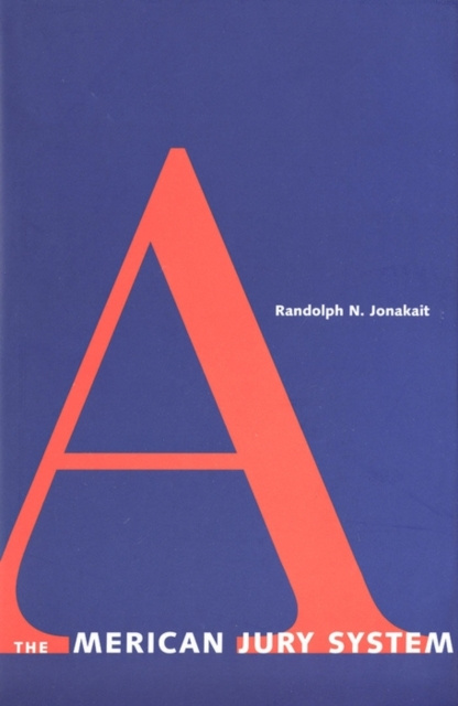 E-book American Jury System Jonakait Randolph N. Jonakait