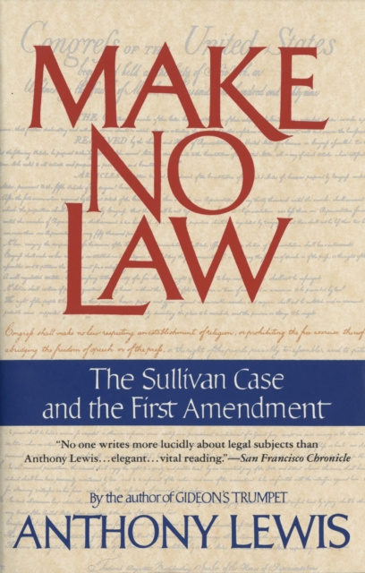 E-kniha Make No Law Anthony Lewis