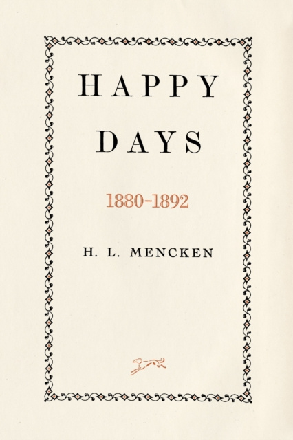 E-book Happy Days H.L. Mencken