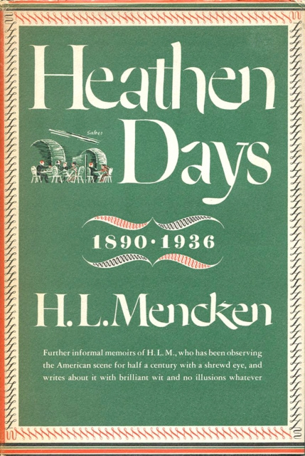 E-book Heathen Days H.L. Mencken