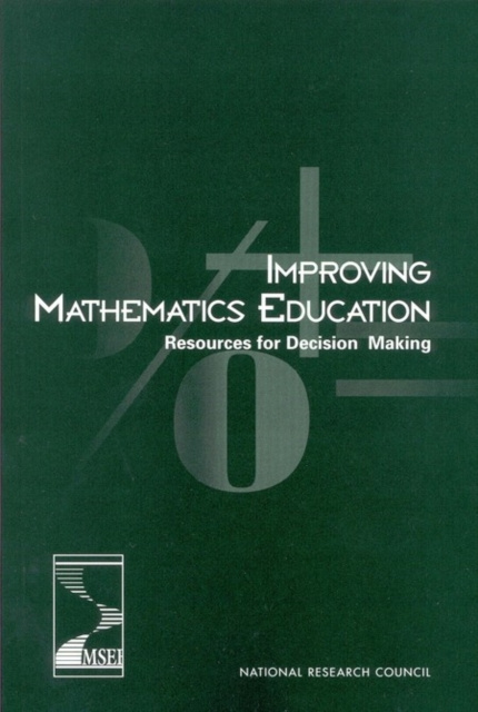 E-kniha Improving Mathematics Education National Research Council