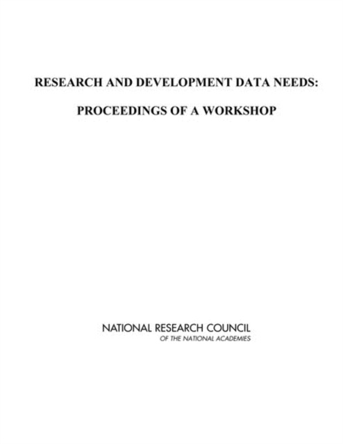 E-knjiga Research and Development Data Needs National Research Council