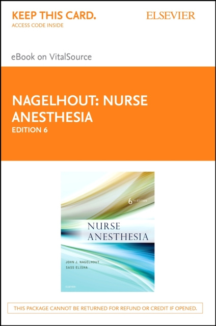 E-knjiga Nurse Anesthesia - E-Book John J. Nagelhout