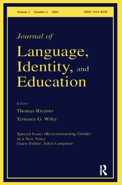 E-knjiga (Re)constructing Gender in a New Voice Juliet Langman