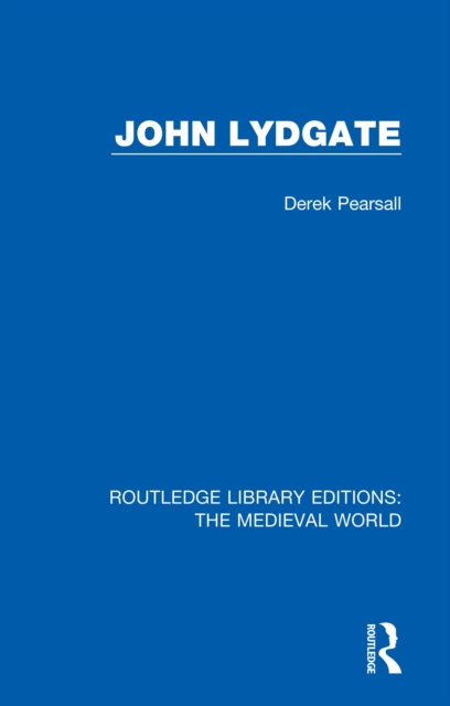 E-book John Lydgate Derek Pearsall